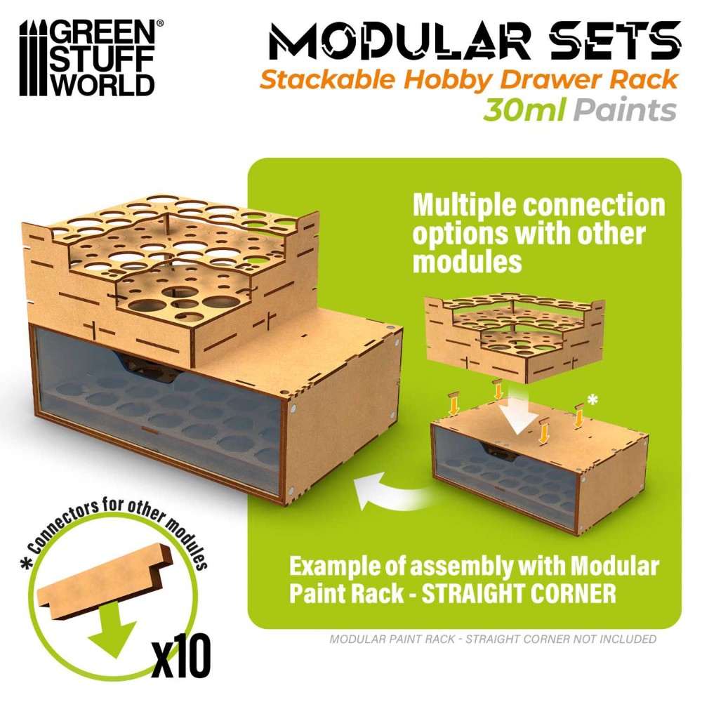 Rakásolható 30 ml-es festéktartó mágnesekkel